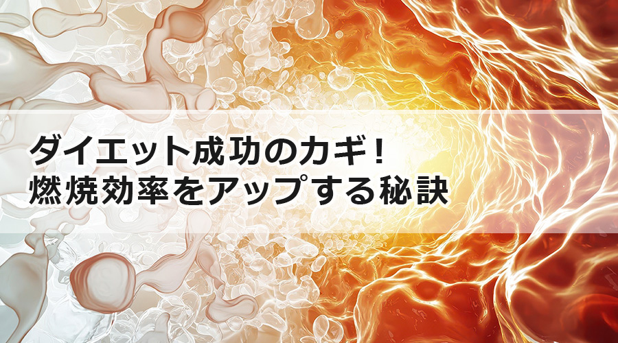 ダイエット成功のカギ！燃焼効率をアップする秘訣