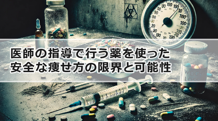 医師の指導で行う薬を使った安全な痩せ方の限界と可能性